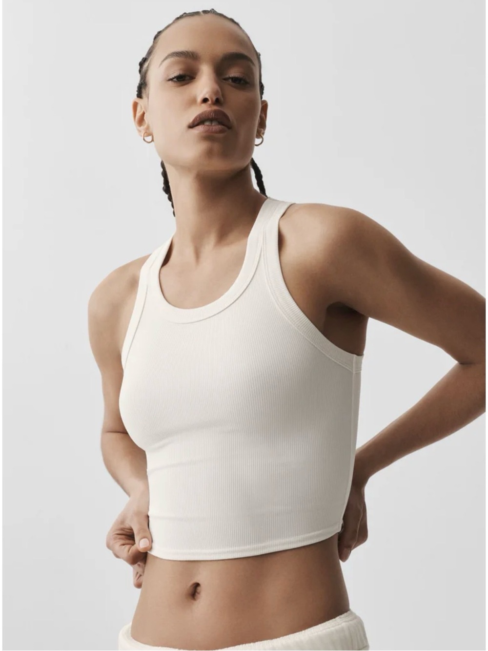 Alo Goddess Ribbed Go-To Tank - Picture 2 of 4